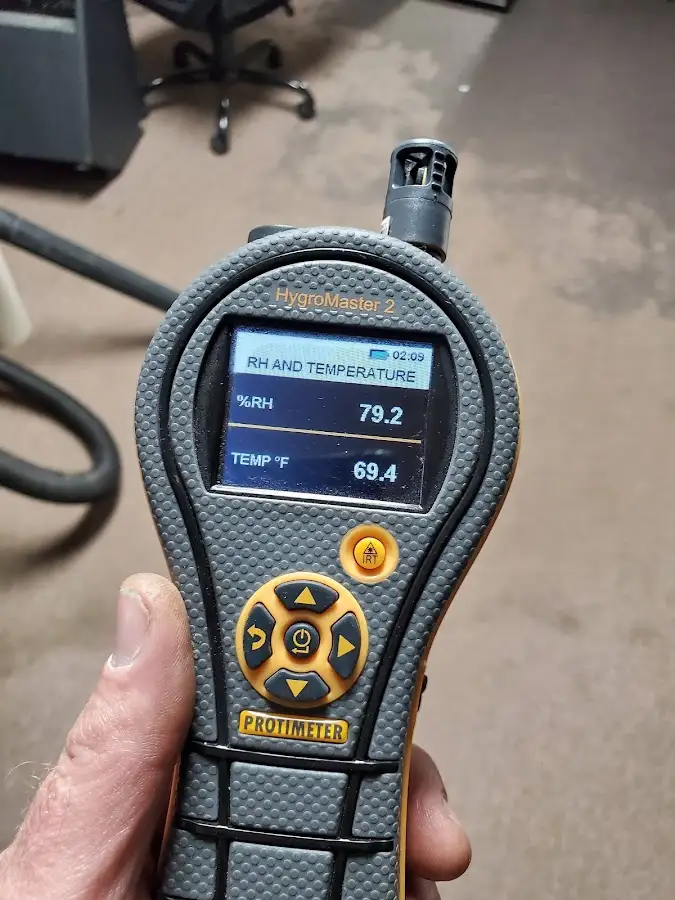 Moisture meter humidity assessment for Fire & Smoke Damage Restoration in Liberty